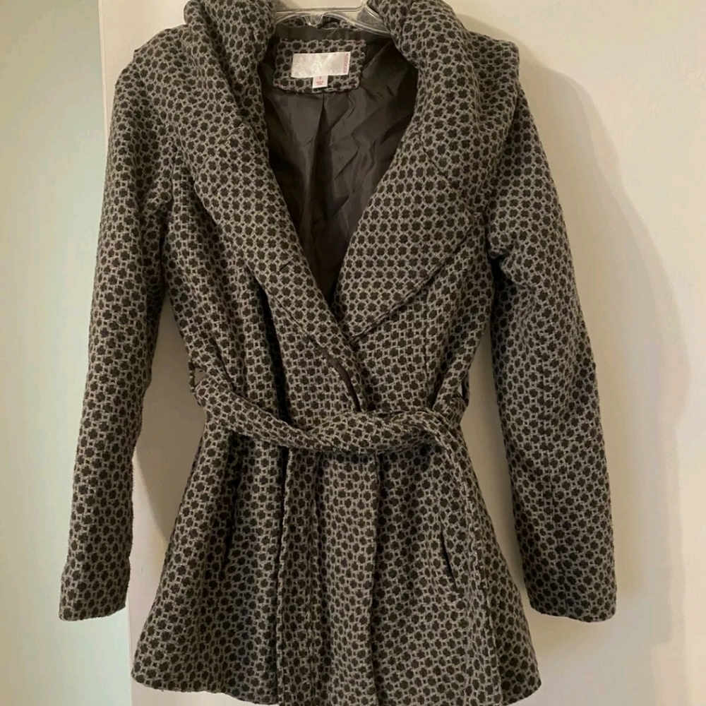 Xhilaration wool Pea coat No belt